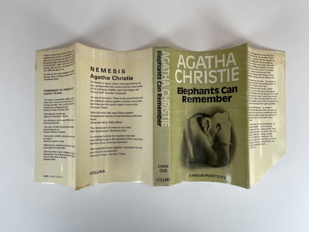 agatha christie elephants can remember first edition 4
