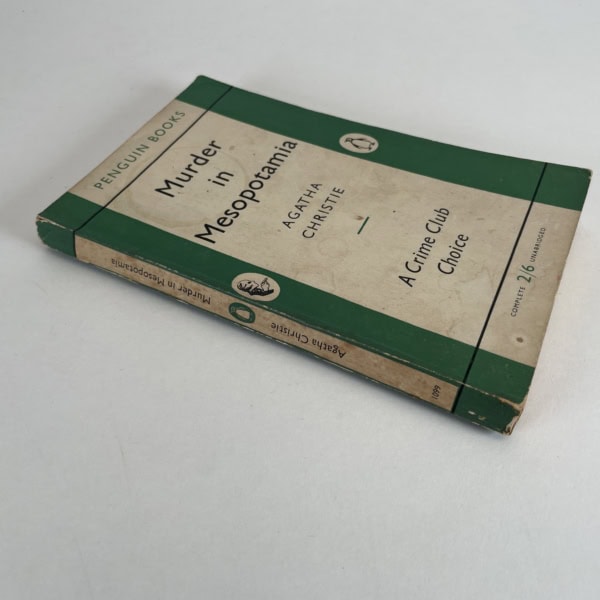 agatha christie murder in mesopotania first pback 3
