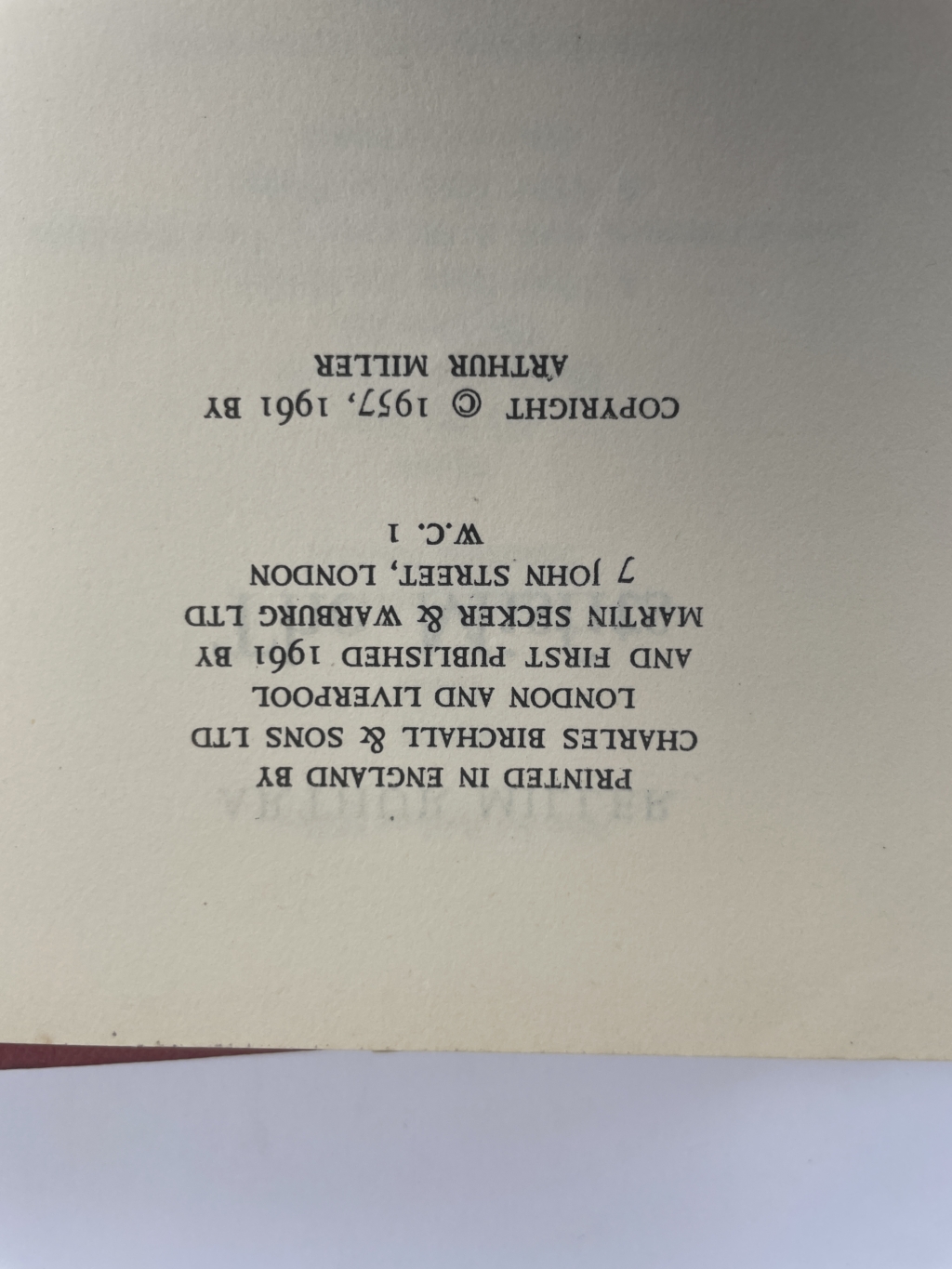 arthur miller the misfits first ed2