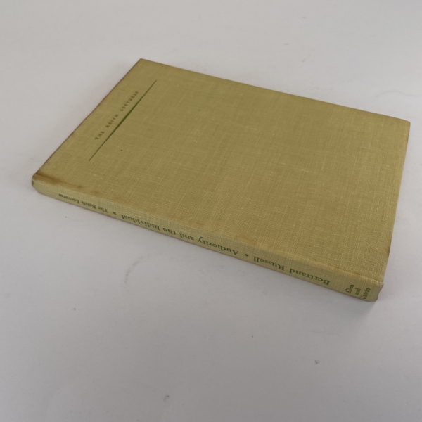 bertrand russell authority and the individual first ed3