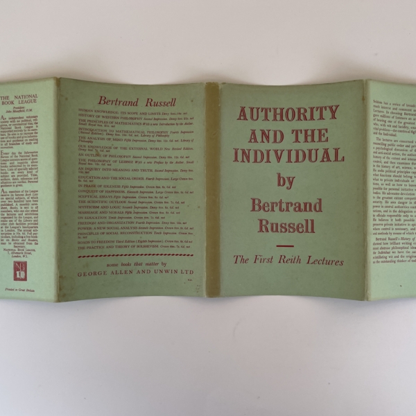 bertrand russell authority and the individual first ed4