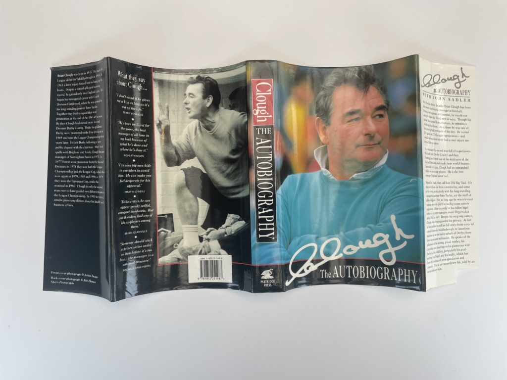 brian clough autobiography signed first5