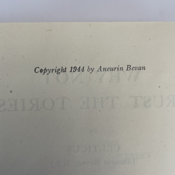 celticus why not trust the tories first ed3