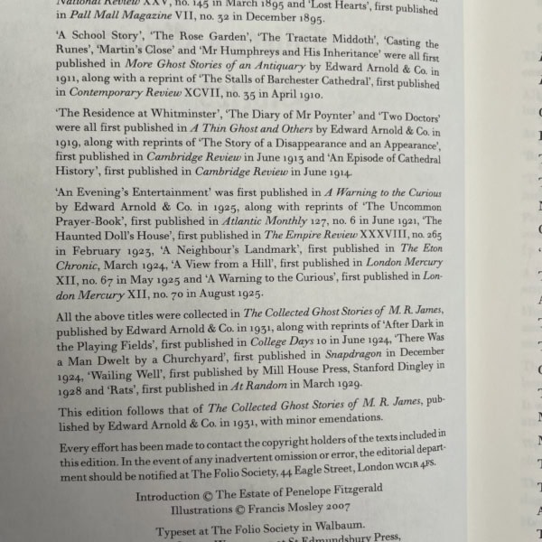 collected ghost stories folio2