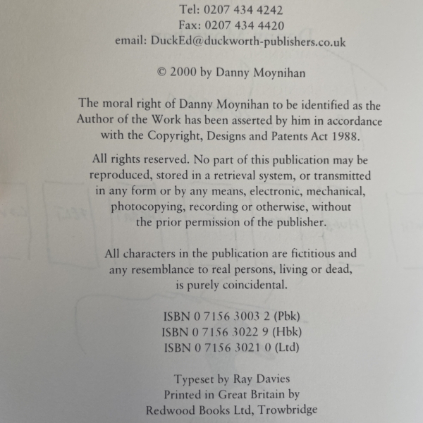 danny moynihan boogie woogie first ed3