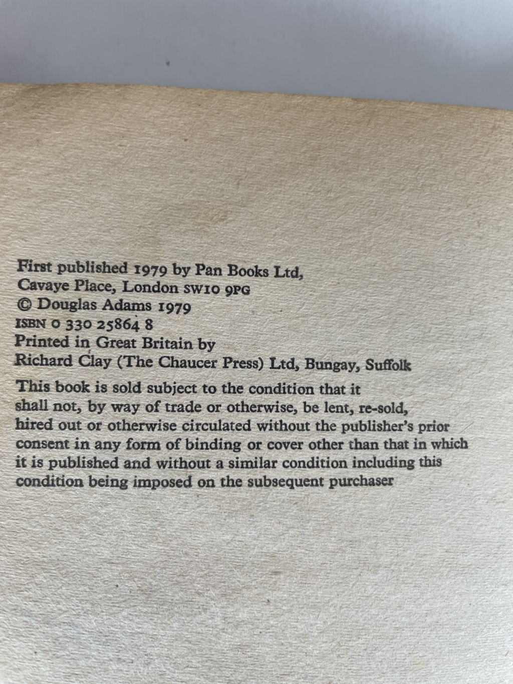 douglas adams the hitchhikers guide to the galaxy signed first3