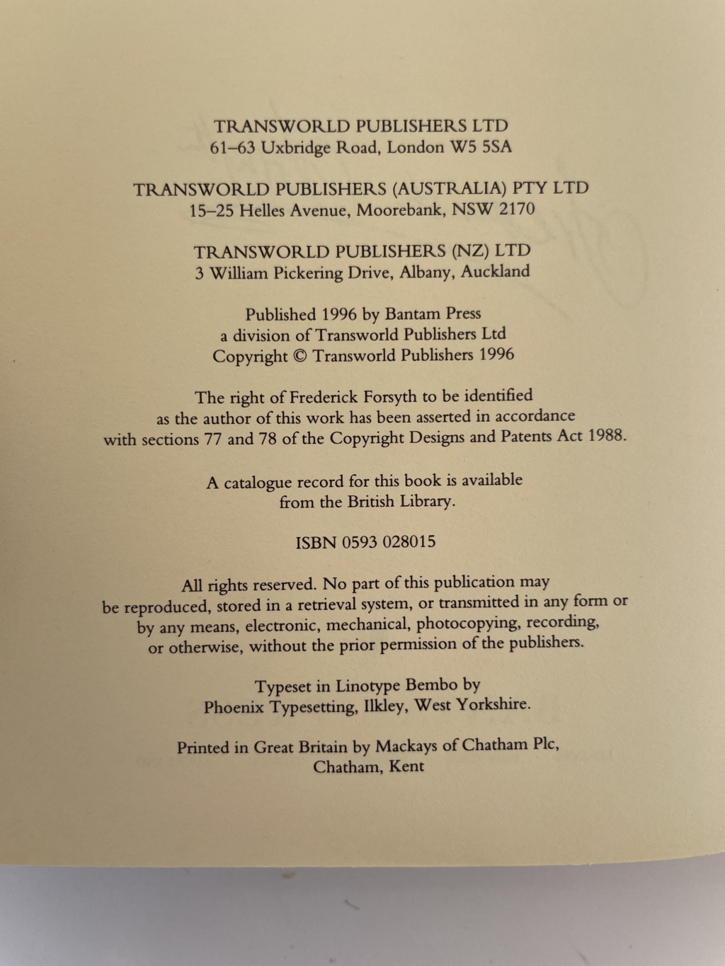 frederick forsyth icon signed first ed3