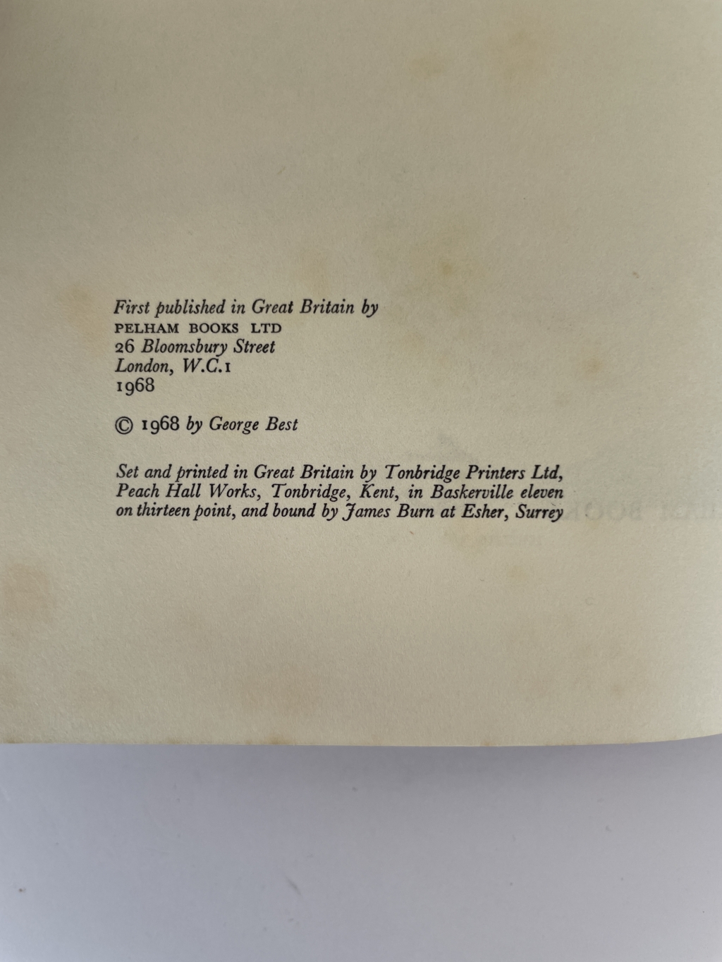 george best best of both worlds signed first 3