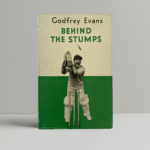 godfrey evans behind the stumps signed first 1