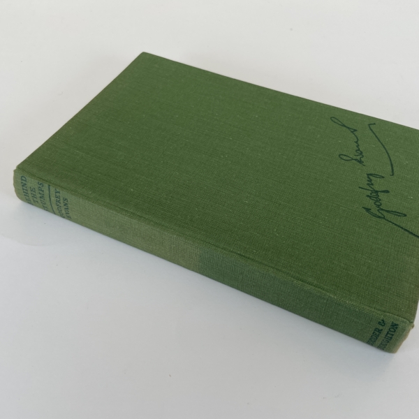 godfrey evans behind the stumps signed first 3