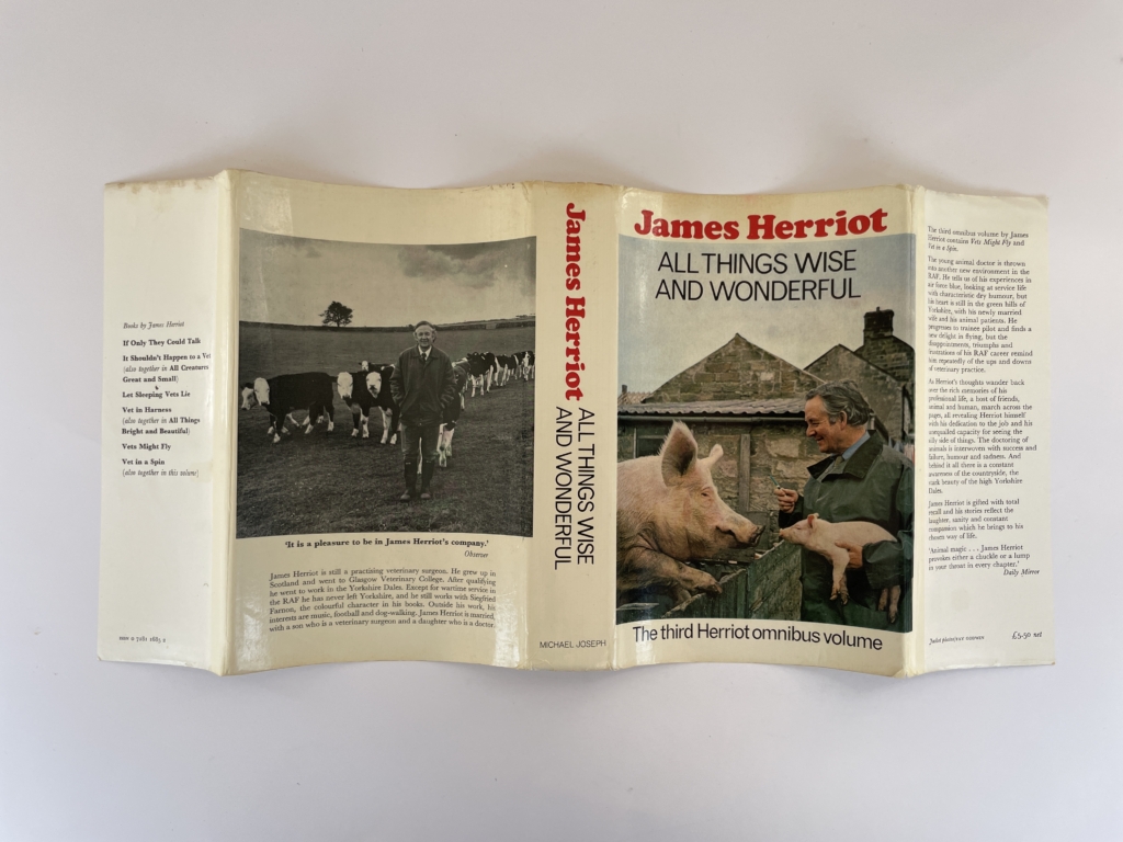 james herriot all things wise and wonderful signed first 5
