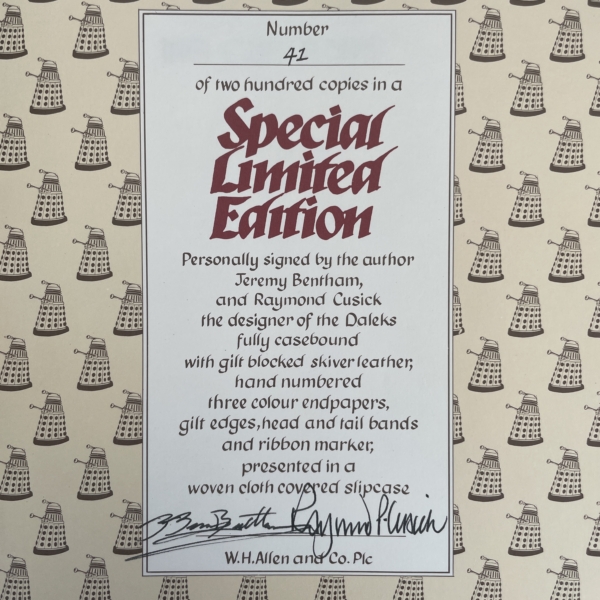 jeremy bentham doctor who the early years signed first2