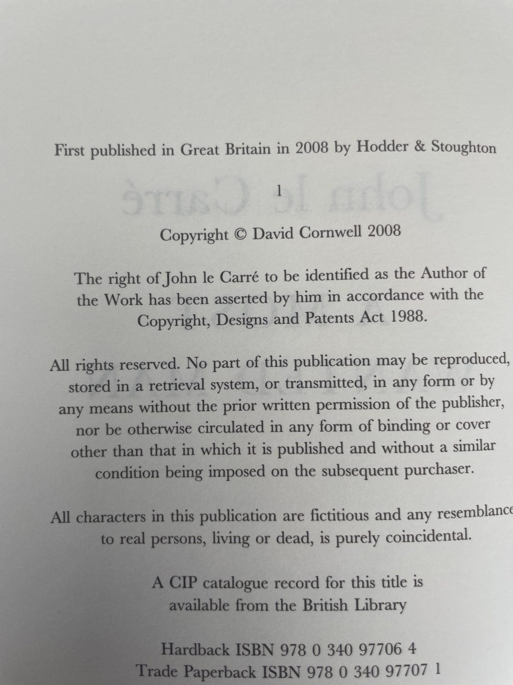 john le carre a most wanted man slipcase signed 3