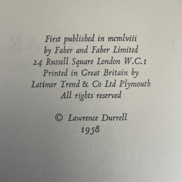 lawrence durrell alexandria quartet first 4