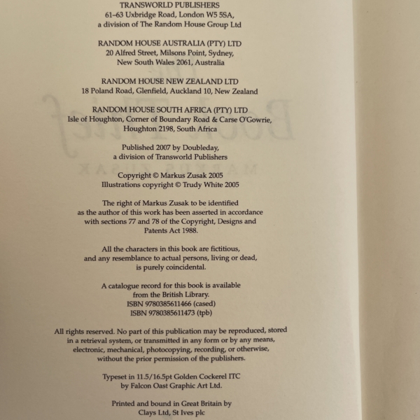 markus zusaj the book thief first edi2