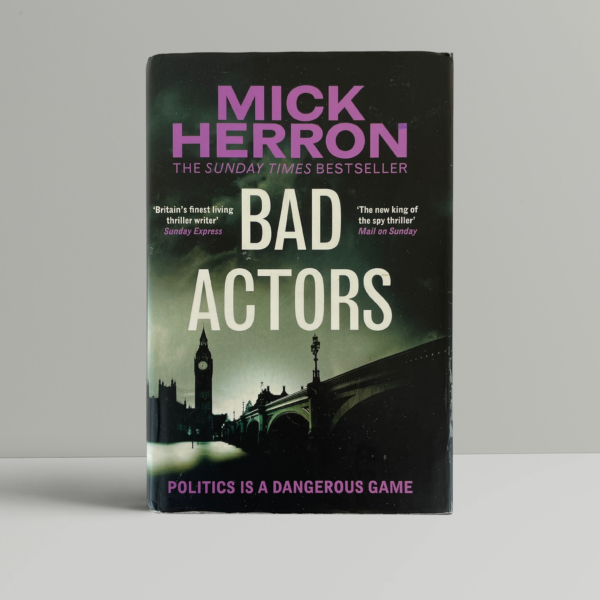 mick herron bad actors signed first 1