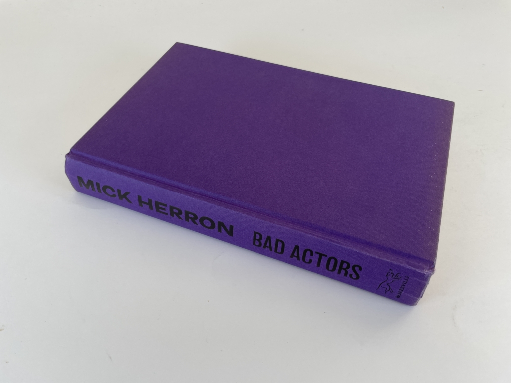 mick herron bad actors signed first 4