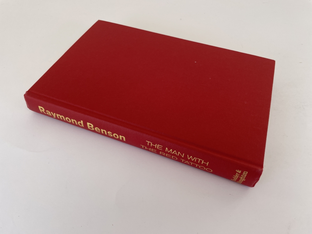 raymond benson the man with the red tattoo first ed3