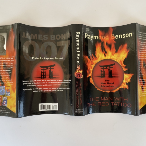 raymond benson the man with the red tattoo first ed4