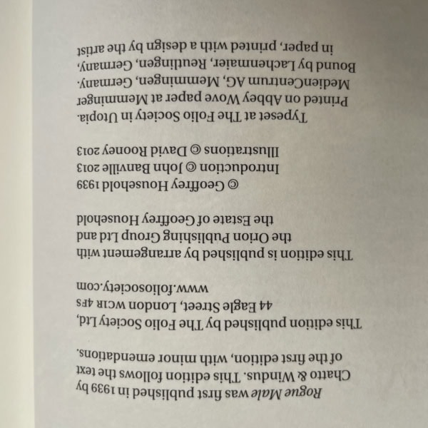 rogue male folio2