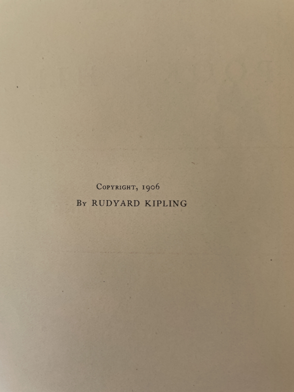 rudyard kipling puck of pooks hall first 185 3