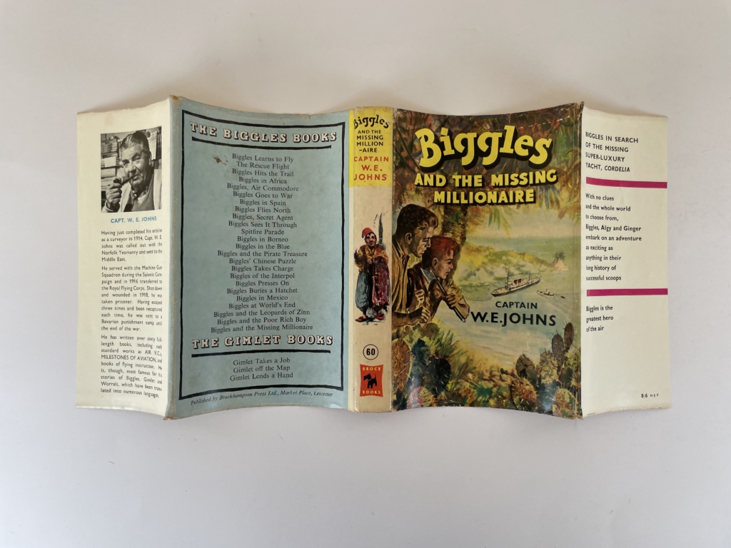 we johns biggles and the missing millionaire signed5