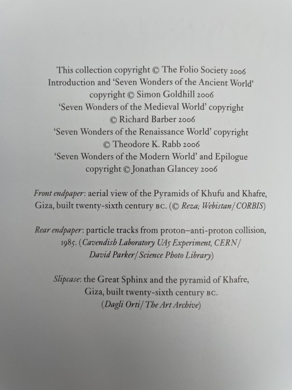 wonders of the world folio2