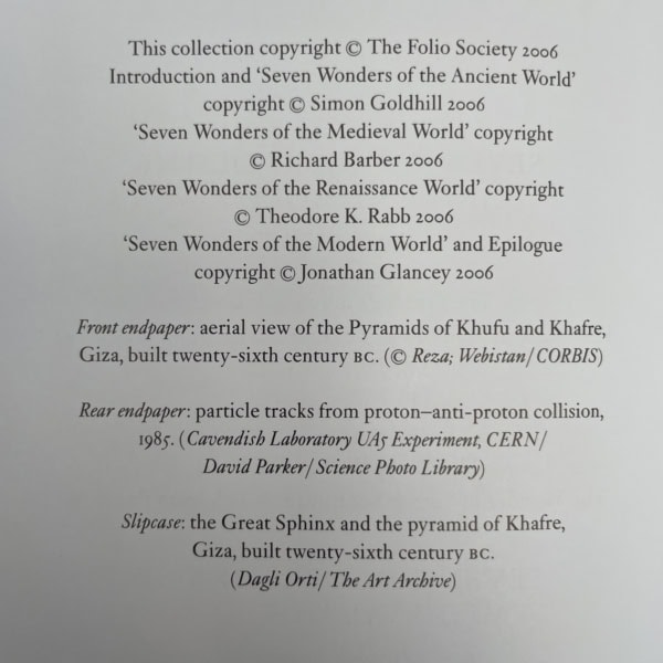 wonders of the world folio2