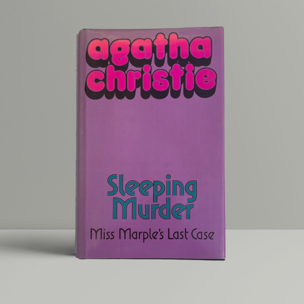 agatha christie sleeping murder siged photo first1