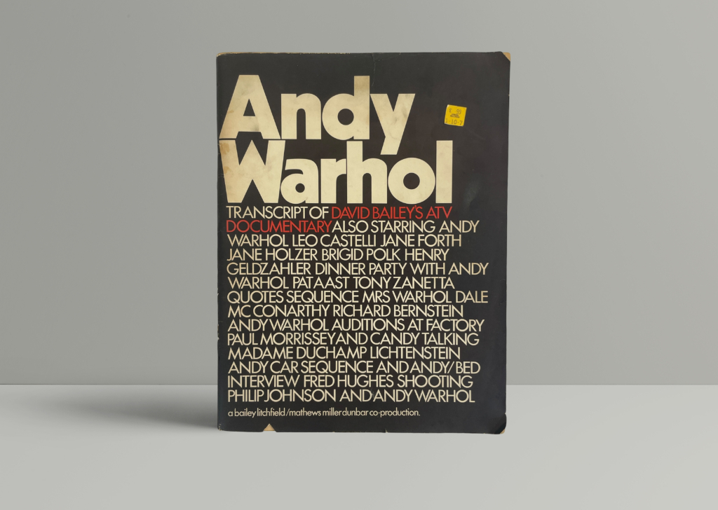 andy warhol signed by david bailey first1 andy warhol signed by david bailey first1