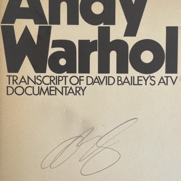 andy warhol signed by david bailey first2