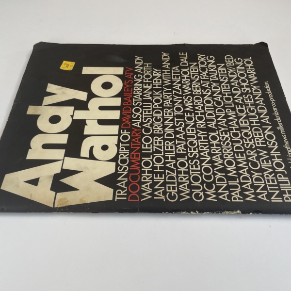 andy warhol signed by david bailey first4