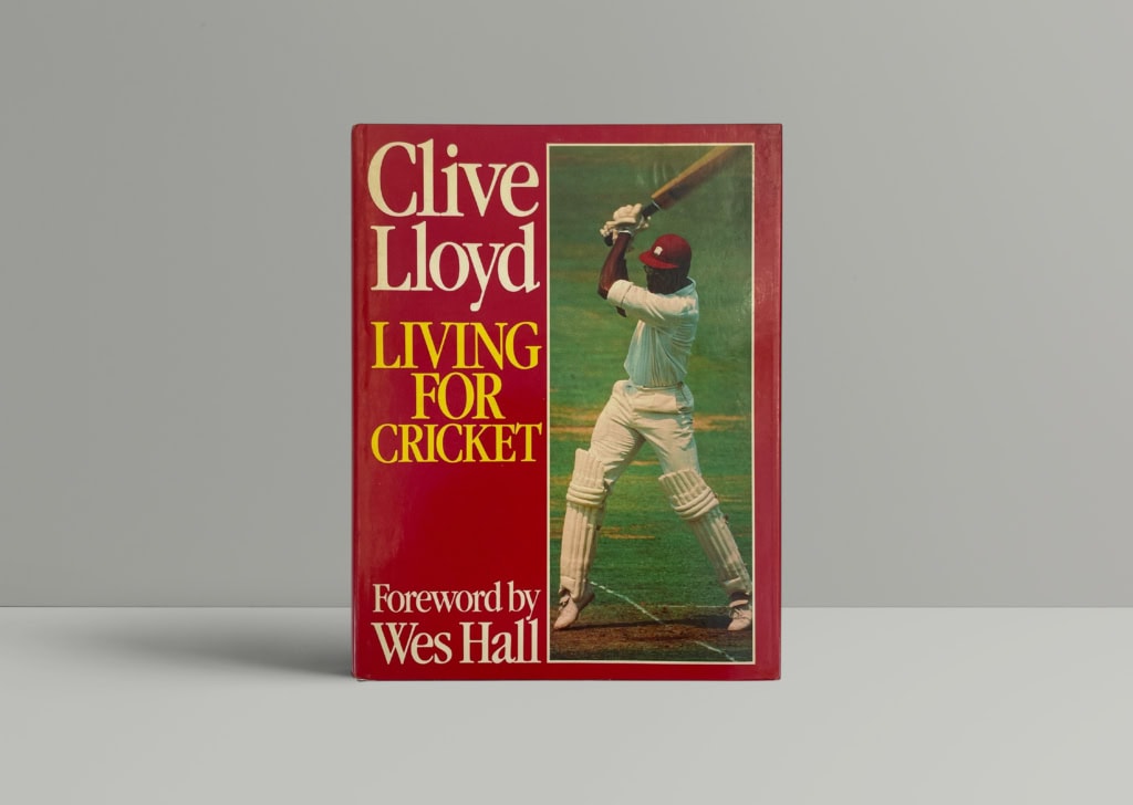 clive lloyd living for cricket signed first1 clive lloyd living for cricket signed first1
