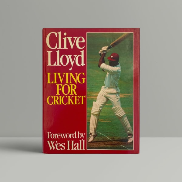 clive lloyd living for cricket signed first1