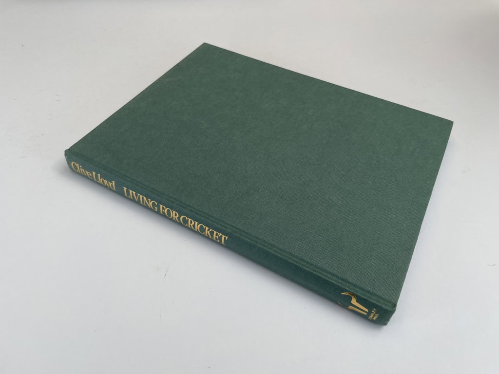 clive lloyd living for cricket signed first4