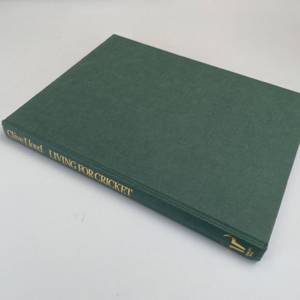 clive lloyd living for cricket signed first4