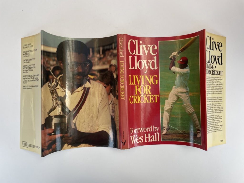 clive lloyd living for cricket signed first5