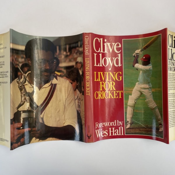 clive lloyd living for cricket signed first5