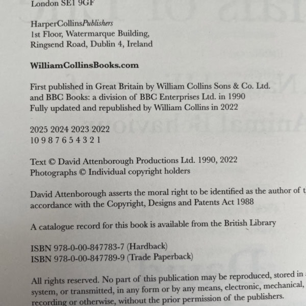 david attenborough the trials of life signed first3