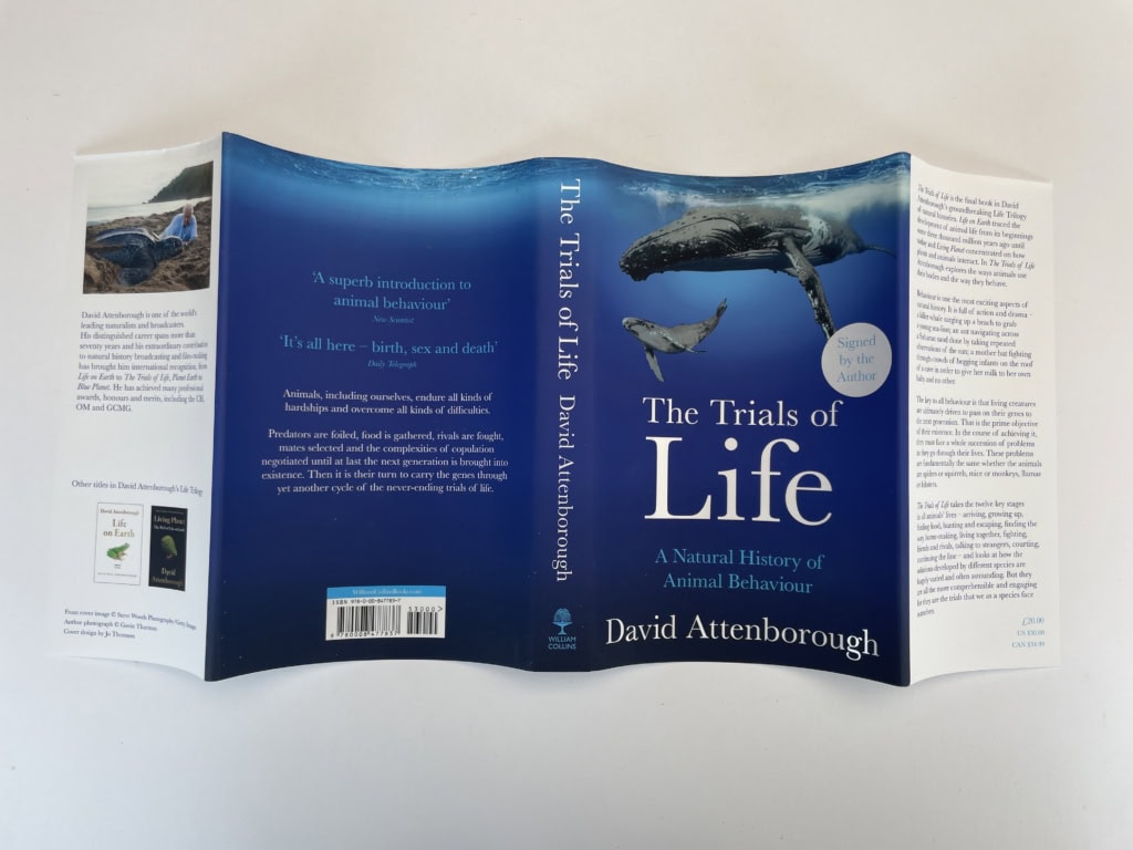 david attenborough the trials of life signed first5