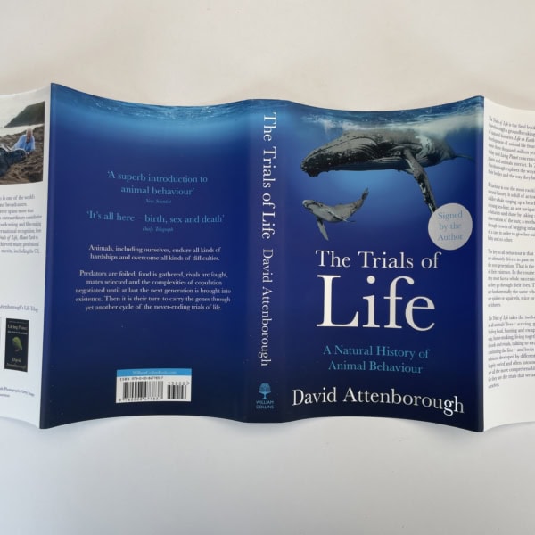 david attenborough the trials of life signed first5