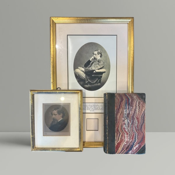 Charles Dickens - Strand of Hair - Pickwick Papers First Edition - Mezzotint