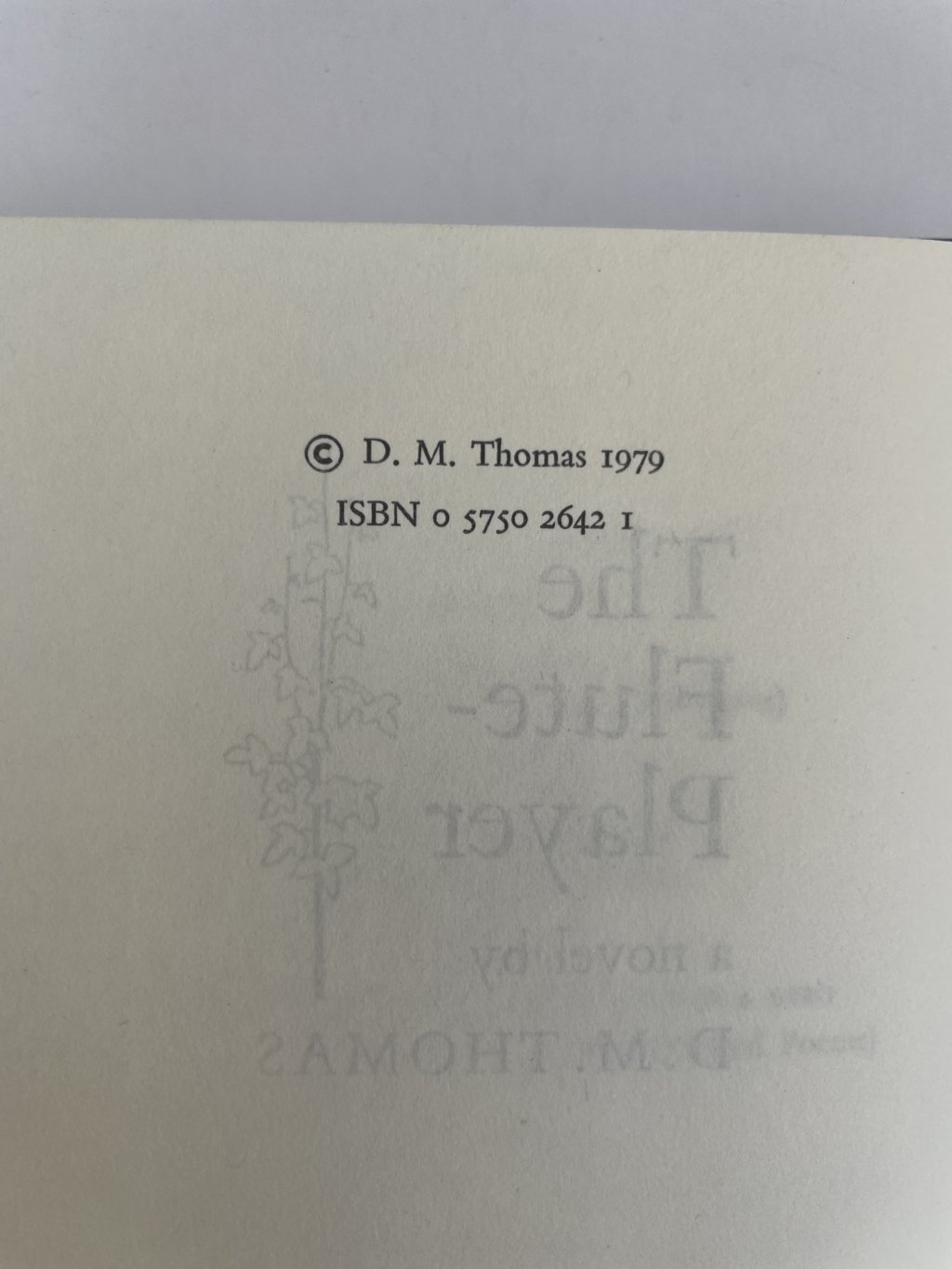 dm thomas the flute player first 3