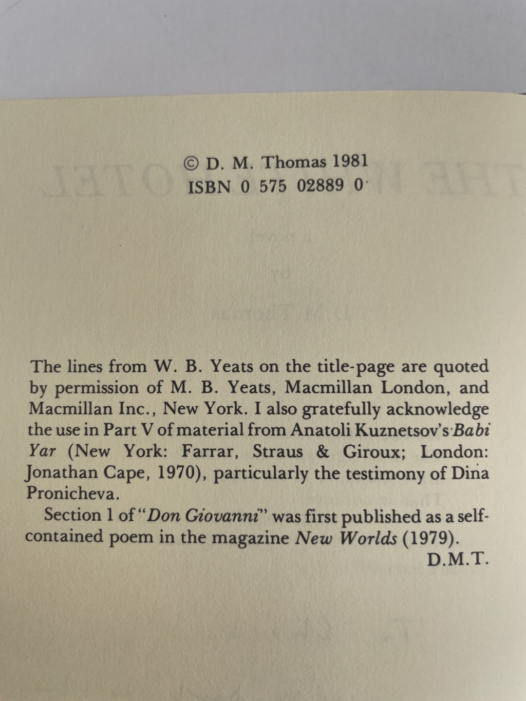 dm thomas the white hotel signed first ed3