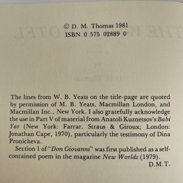 dm thomas the white hotel signed first ed3