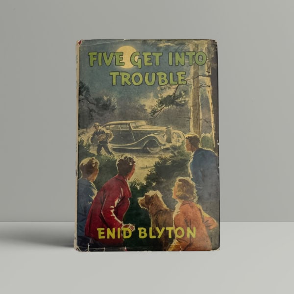 enid blyton five get into trouble signed first ed1