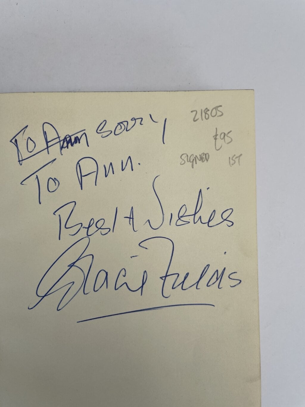 gracie fields sing as we go signed first2