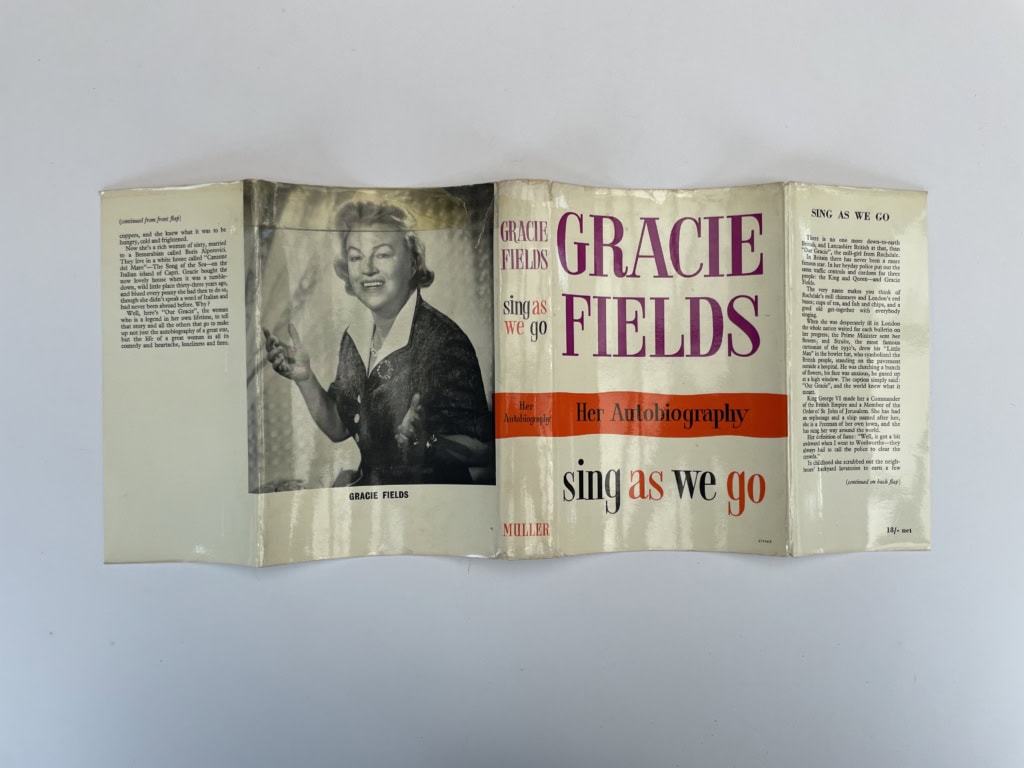 gracie fields sing as we go signed first5