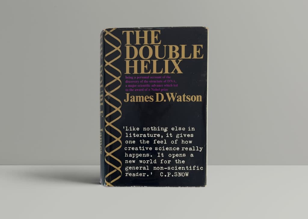 james d watson the double helix signed 1