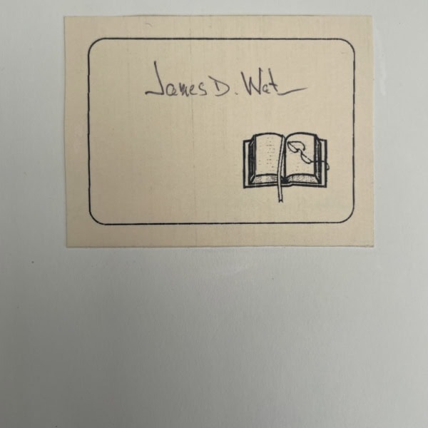 james d watson the double helix signed 2